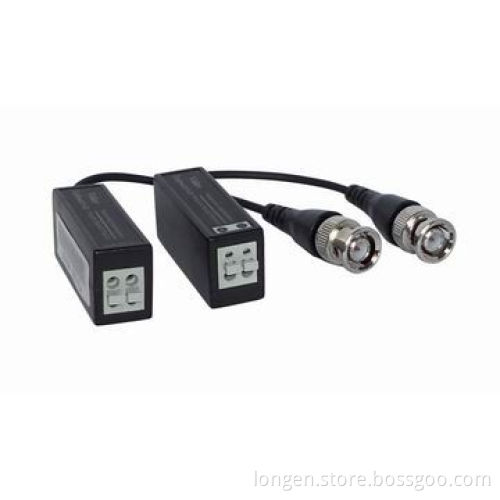 Passive video balun, 1 channel, within 230-meter transmission distanceNew